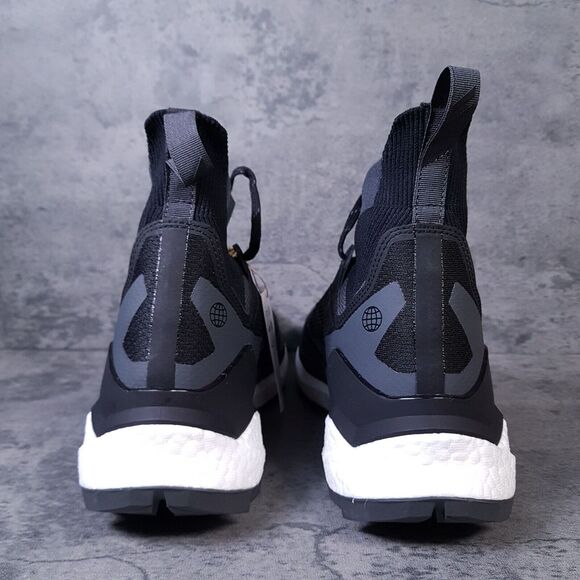 ADIDAS Terrex Free Hiker 2.0 Hiking Shoes Boots Mens 12 Black White - Picture 4 of 6